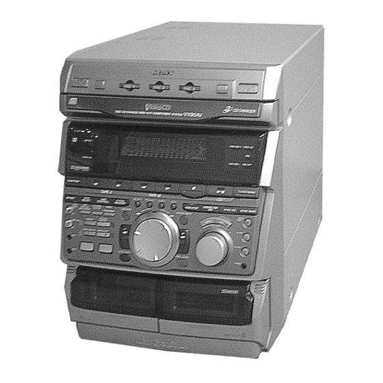 Sony HCD-VX90AV Service Manual