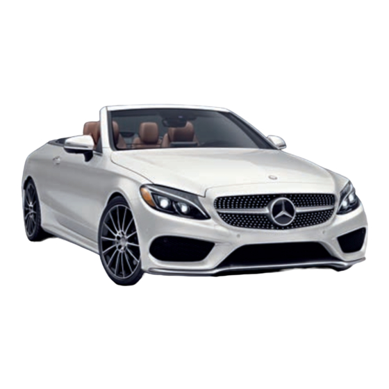 User Manuals: Mercedes-Benz C-CLASS CABRIOLET Car