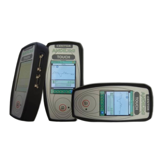 ANDILOG CENTOR TOUCH STAR Operating Manual