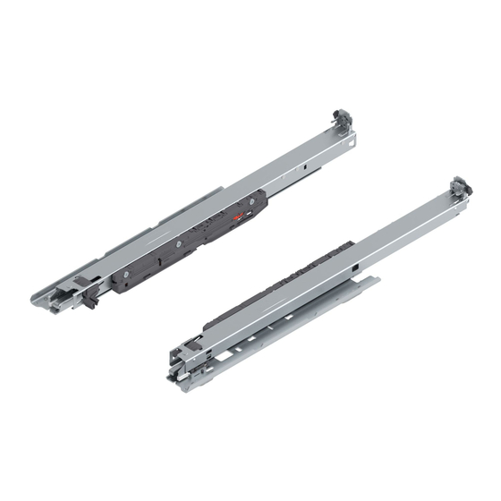 BLUM TIP-ON BLUMOTION Quick Manual