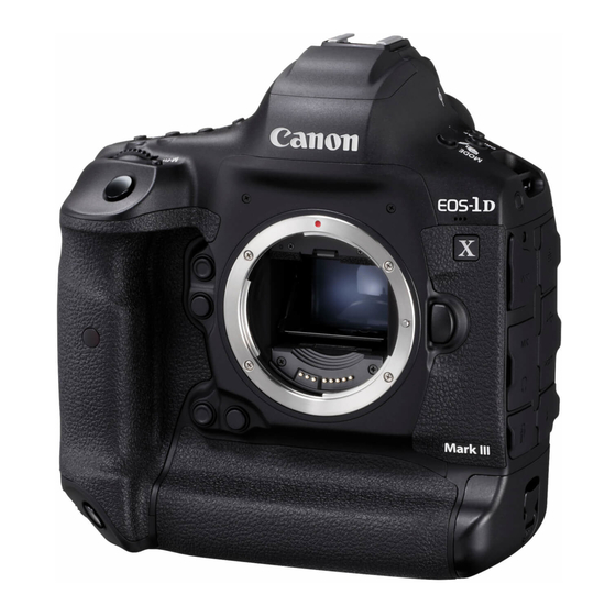 Canon EOS-1D X Af Setting Manualbook