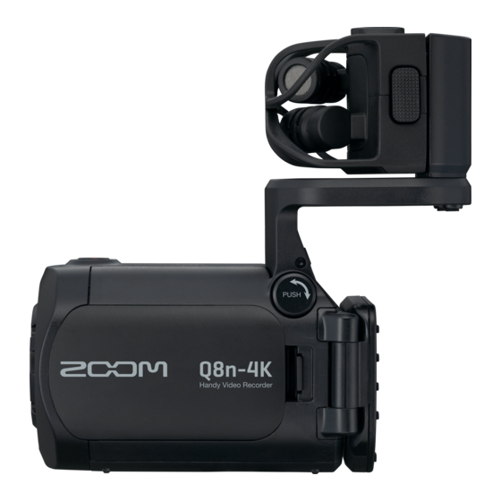 Zoom Q8n-4K Manuals