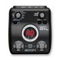 Zoom G1U Operation Manual