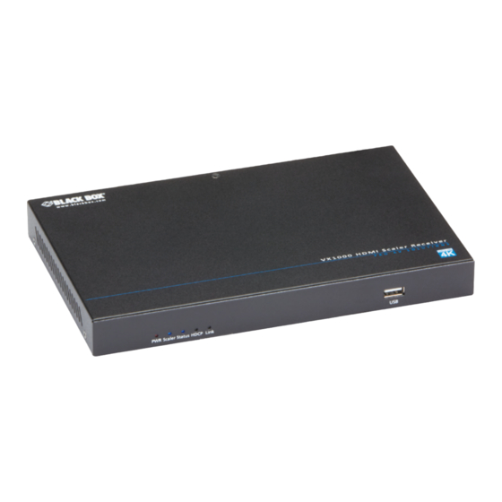 Black Box VX1000 Series Manuals