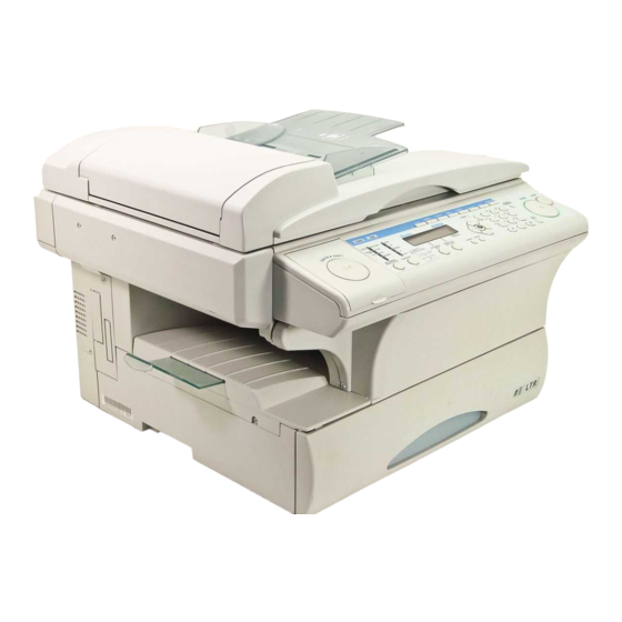Muratec MFX-1200 Operating Instructions Manual
