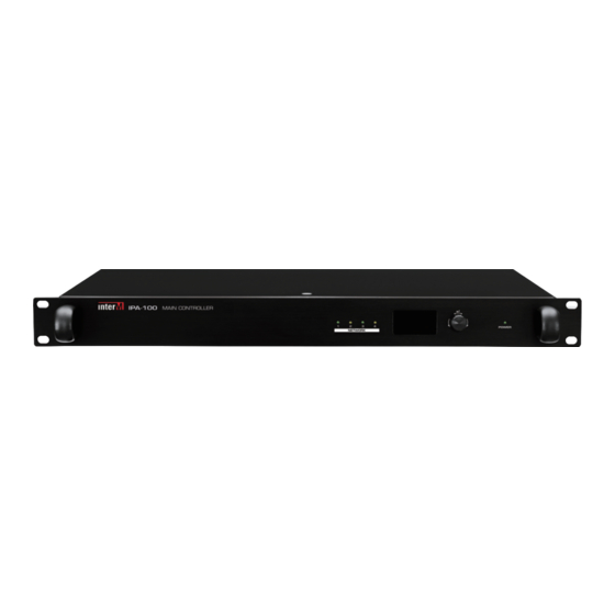 Inter-m IPA-100 Operation Manual