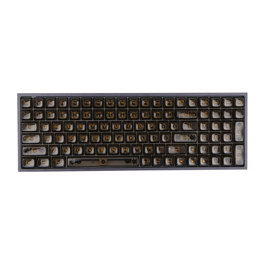 EPOMAKER TH100 - Hot Swappable Triple Mode Wireless Mechanical Keyboard Quick Manual