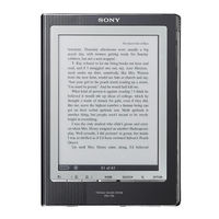 Sony PRS-700 - Portable Reader System Quick Start Manual