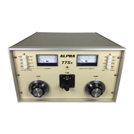 ETO Alpha 77Dx Operating And Technical Manual