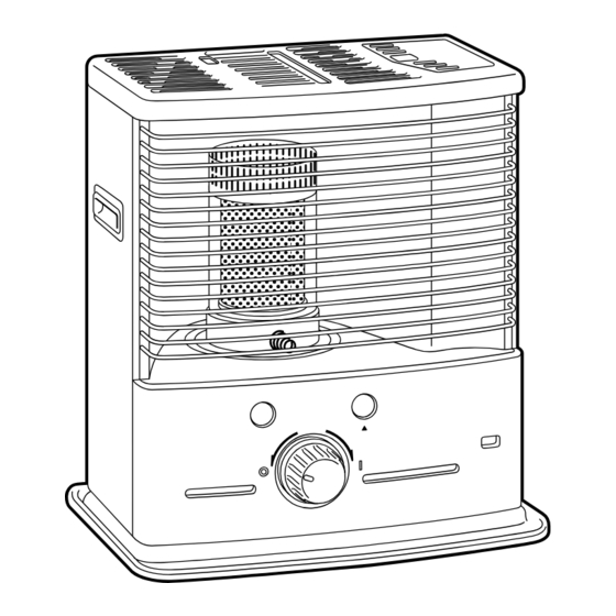 Toyoset RCA-2800 Portable Kerosene Heater Manuals