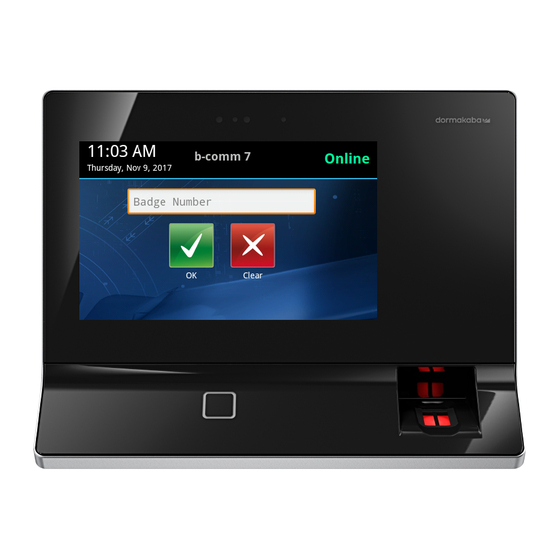 Dormakaba Terminal 97 00 Technical Manual