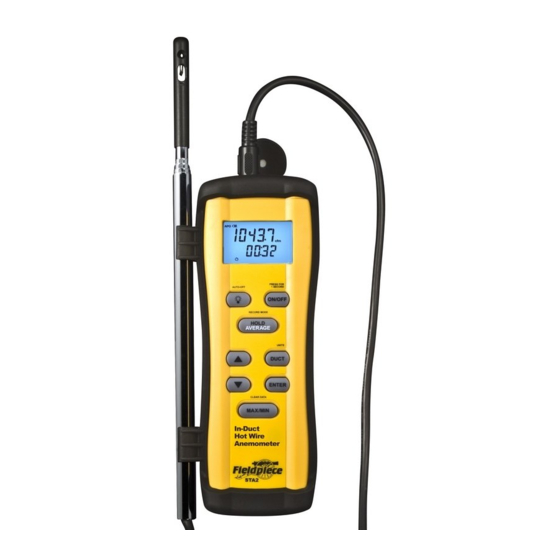 Fieldpiece STA2 Operator's Manual