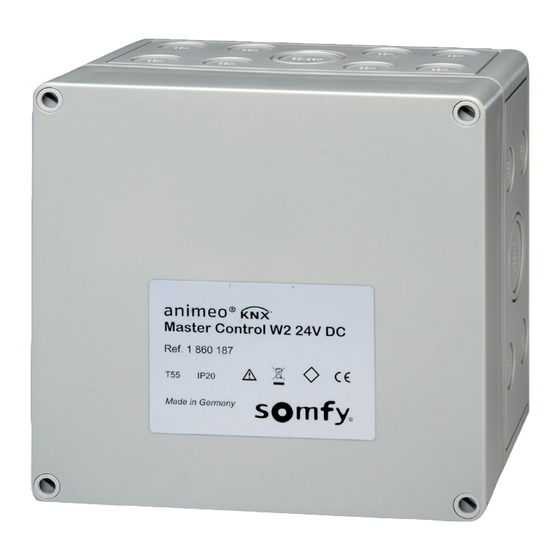 SOMFY Animeo KNX Master Control W8 Installation Manual
