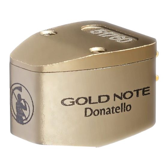 Gold Note DONATELLO User Manual