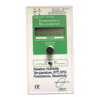 Static Solutions OHM-STAT RT-1000 Owners Manual – Operation Manual