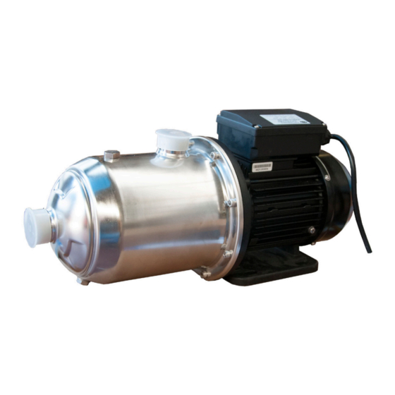 PYD Electrobombas SBM Series Quick Start Manual