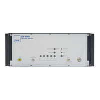PMK SY-5001 Manual