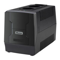 Mustek PM 1000 AVR Schuko User Manual