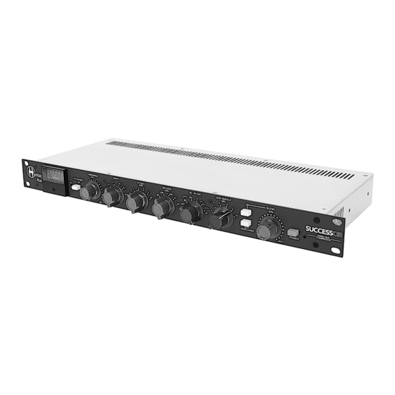 Heritage Audio HA SUCCESSOR Quick Start Manual