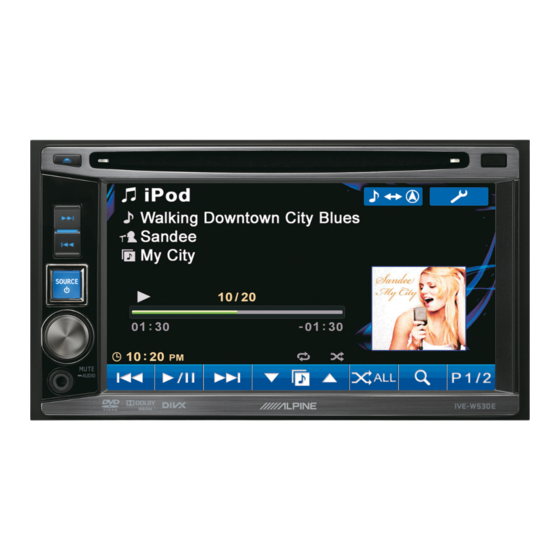 Alpine IVE-W530 Mode D'emploi