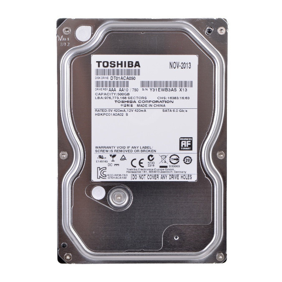 Toshiba DT01ACA050 Specifications