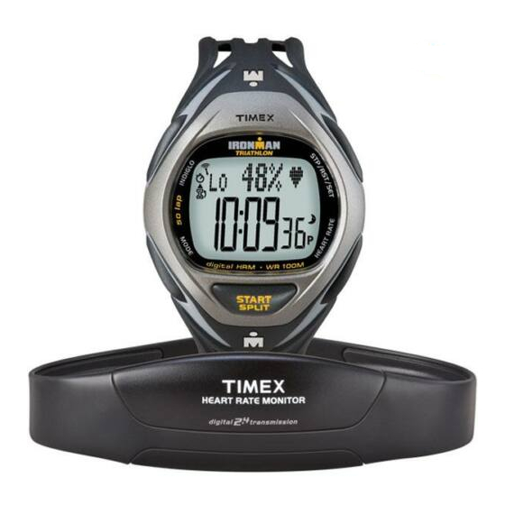 Timex ironman 50 lap cheap watch instructions