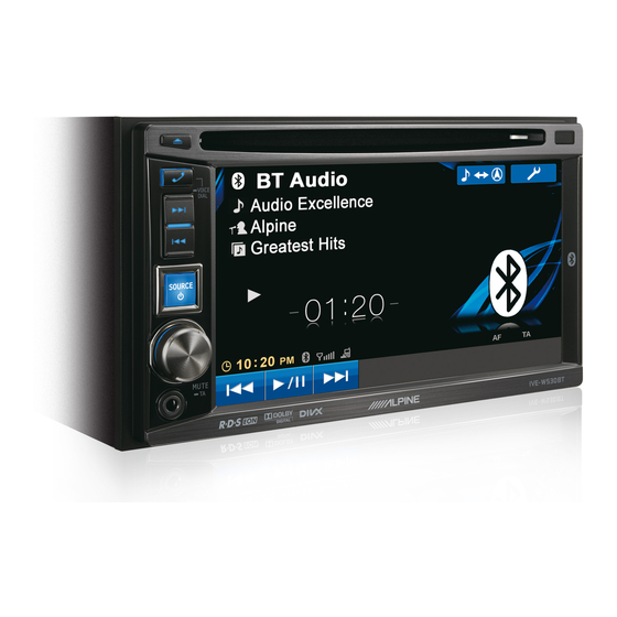 Alpine IVE-W530 Owner's Manual
