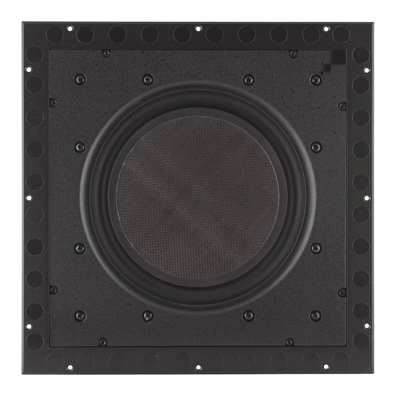 Sonance VP10SUB Instruction Manual
