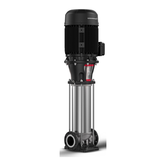 Grundfos CR 95 Installation And Operating Instructions Manual