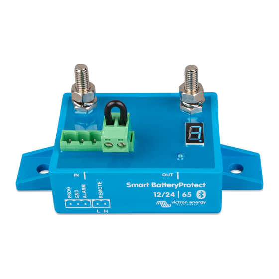 Victron energy Smart BatteryProtect Quick Manual