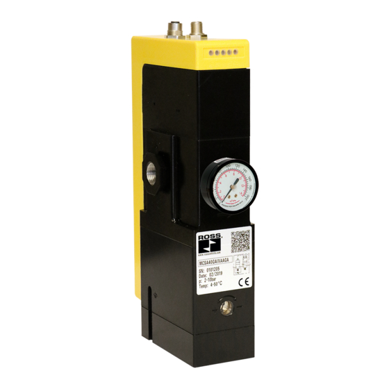 Ross MCSE Series Safety Exhaust Valve Manuals
