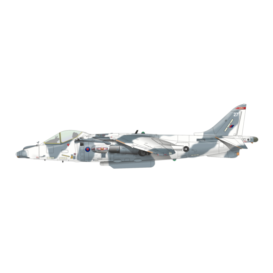 Eduard Harrier GR Mk.7/9 upgrade set Manual