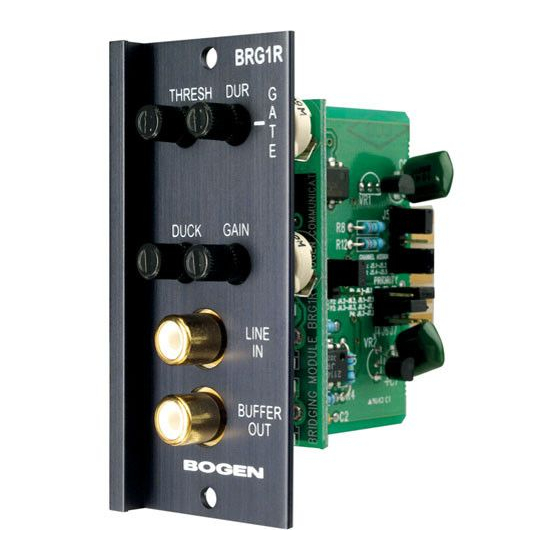 Bogen BRG1R Install Manual