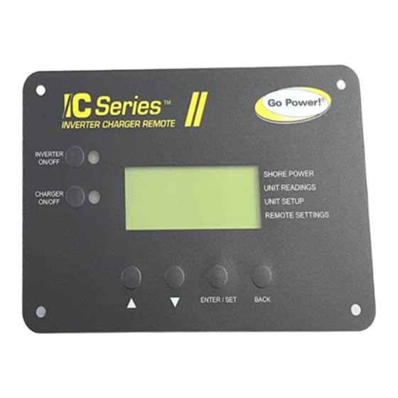 Go Power DOMETIC GP-ICR-50 User Manual
