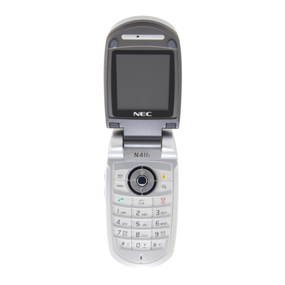 NEC N411I - MANUAL 2 User Manual