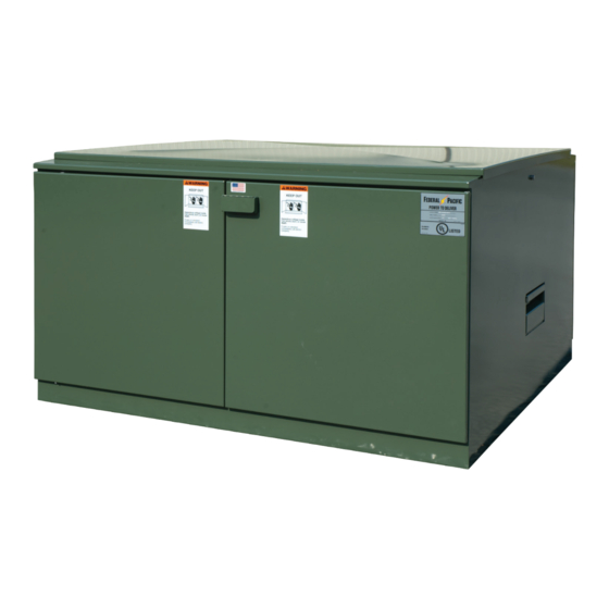 FEDERAL PACIFIC PSE 15 kV Instructions For Operation