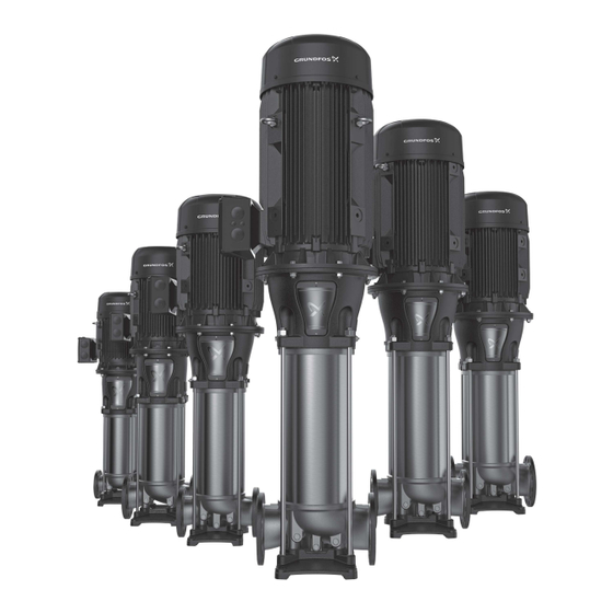 Grundfos CR 95 Service Instructions Manual