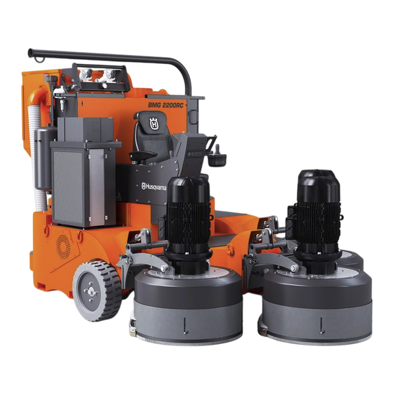 Husqvarna Blastrac BMG 2200RC Operator's Manual