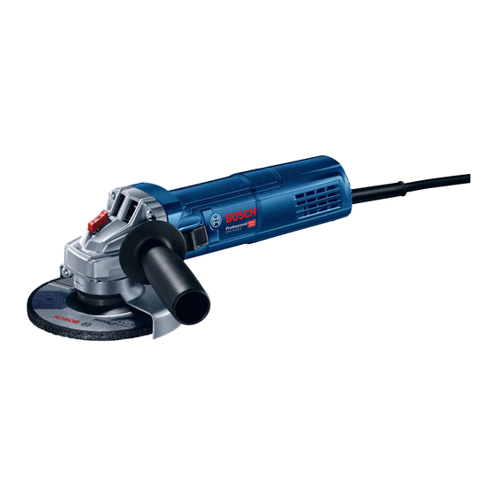 Bosch Professional GWS 900-125 S Original Instructions Manual