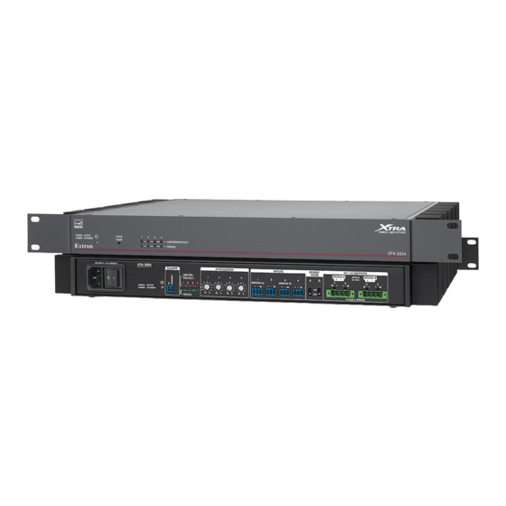 Extron electronics XTRA Series User Manual