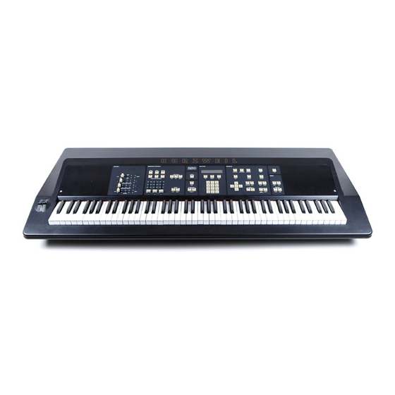 Kurzweil 250 RMX Service Manual