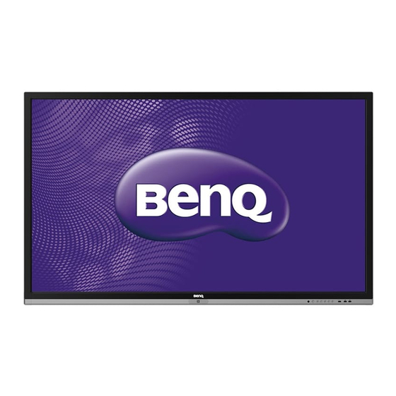 BenQ RP750 User Manual