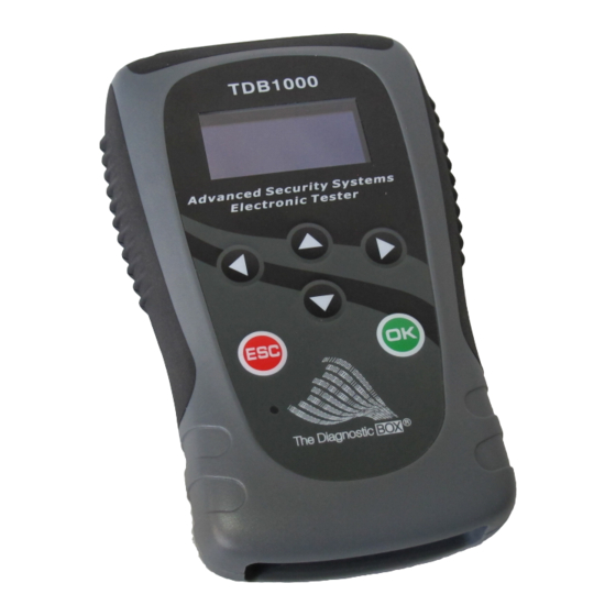 The Diagnostic Box TDB1000 Operating Manual