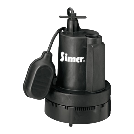 Simer 2905 Owner's Manual
