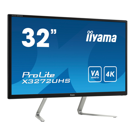Iiyama ProLite X3272UHS User Manual