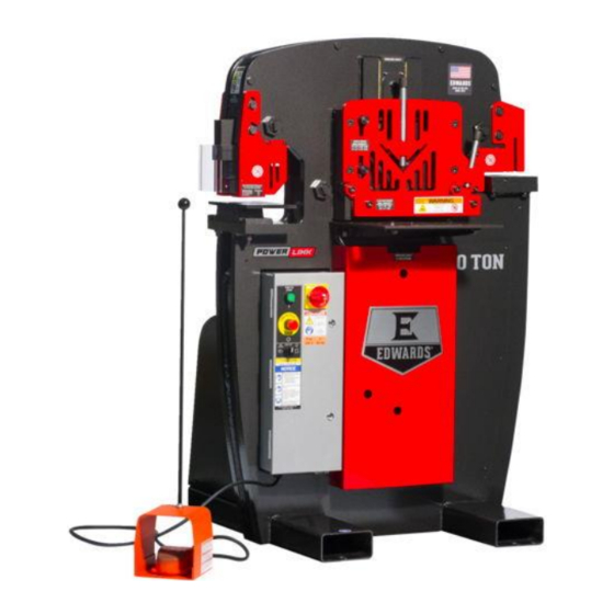 Edwards Iron Worker Quick Start Manual