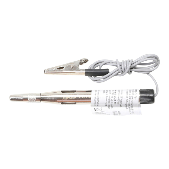 BGS technic 2072 Quick Start Manual