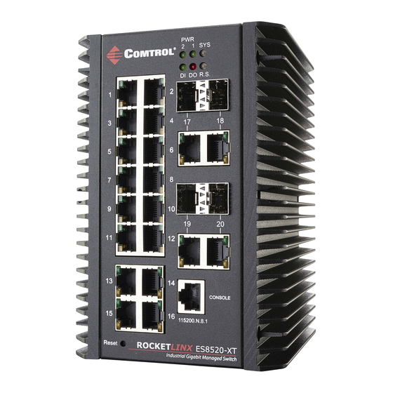 Comtrol RocketLinx ES8520-XT Quick Installation Manual