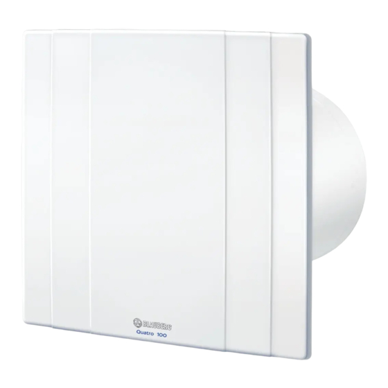 BLAUBERG Ventilatoren Quatro User Manual