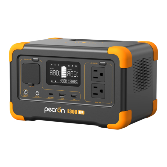Pecron E300LFP User Manual